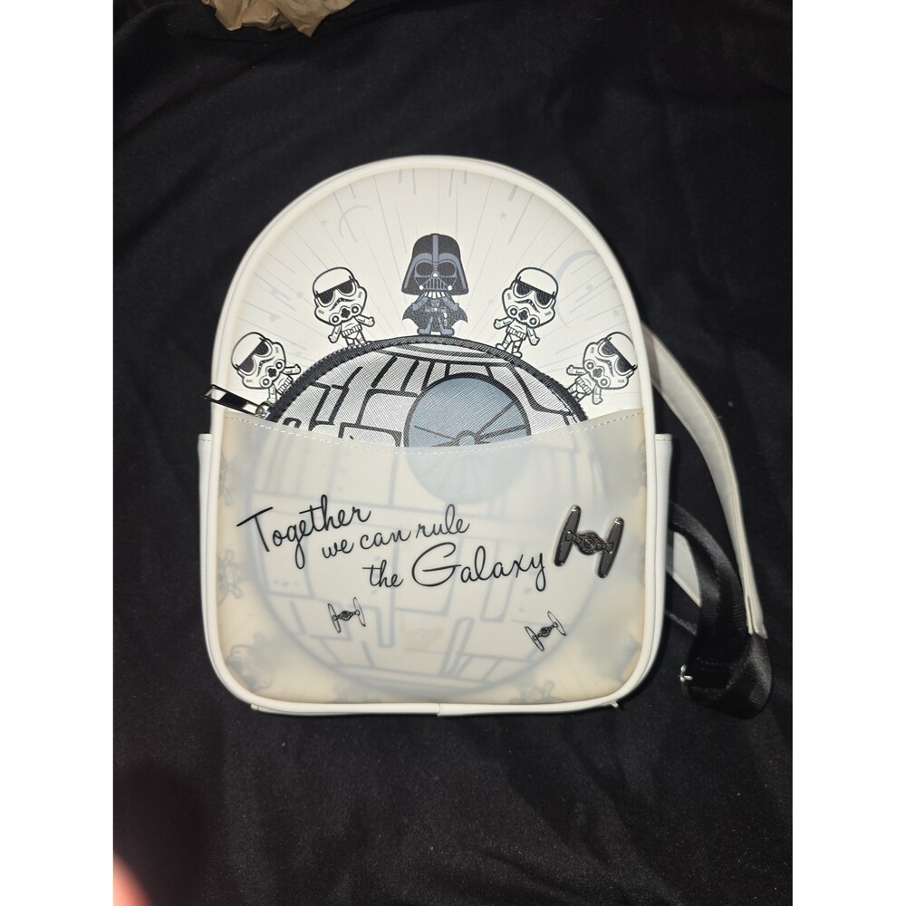 NWOT Disney Star Wars Darth Vader Death Star mini Backpack and zip wallet!